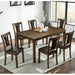 Modern Dining Table Set With Upholstered Chairs Home Essentials