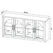 Shayne - 4 Door Sideboard With Arched Doors - Black Furniture Max