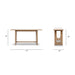 Turnkey - Trestle Console Table - Antique Brown Jennifer Taylor Home