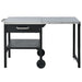 Foldable Outdoor Kitchen Cart With Storage For Patio Hearth and Haven
