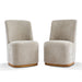 Indoor Upholstered Dining Chair (Set of 2) Noble House