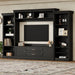 Elegant Entertainment Center Wall Unit With Bookshelves Hearth and Haven