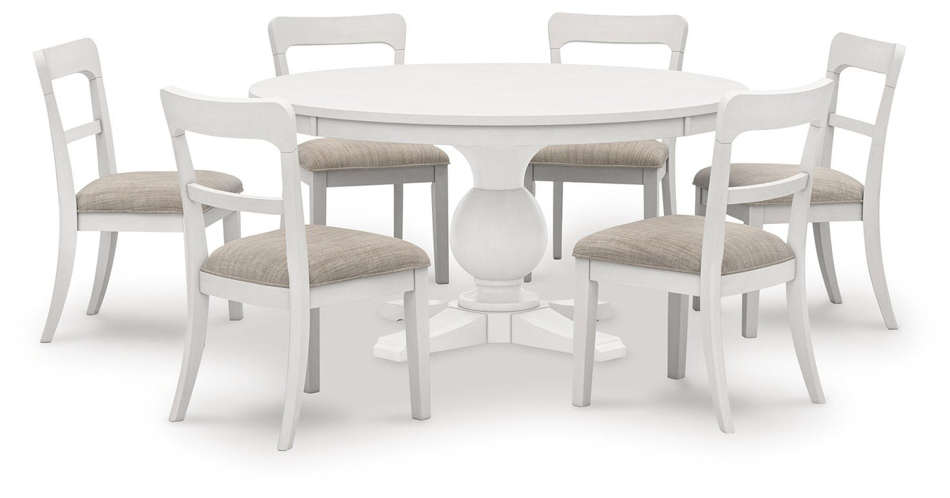 Greddinton - Round Dining Table Set Signature Design by Ashley®