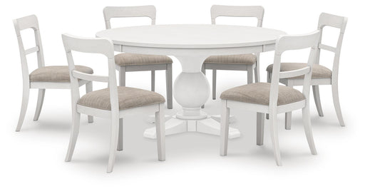 Greddinton - Round Dining Table Set Signature Design by Ashley®