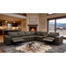 Upholstered Large Arms Sectional With Recliner Seats Home Essentials