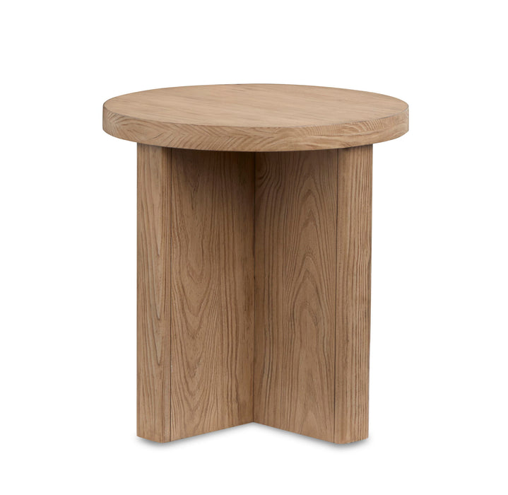 Hayden - Round End Table - Golden Oat Magnussen Furniture