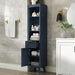 Tall Bathroom Storage Cabinet With Adjustable Shelves And 1 Drawer & Door Noble House
