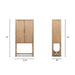 Nolan - Bar Cabinet With Wine Storage - Brown Jennifer Taylor Home