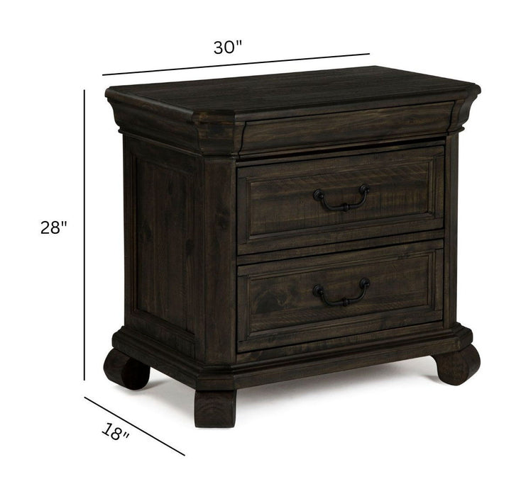 Bellamy - Drawer Nightstand - Peppercorn Magnussen Furniture