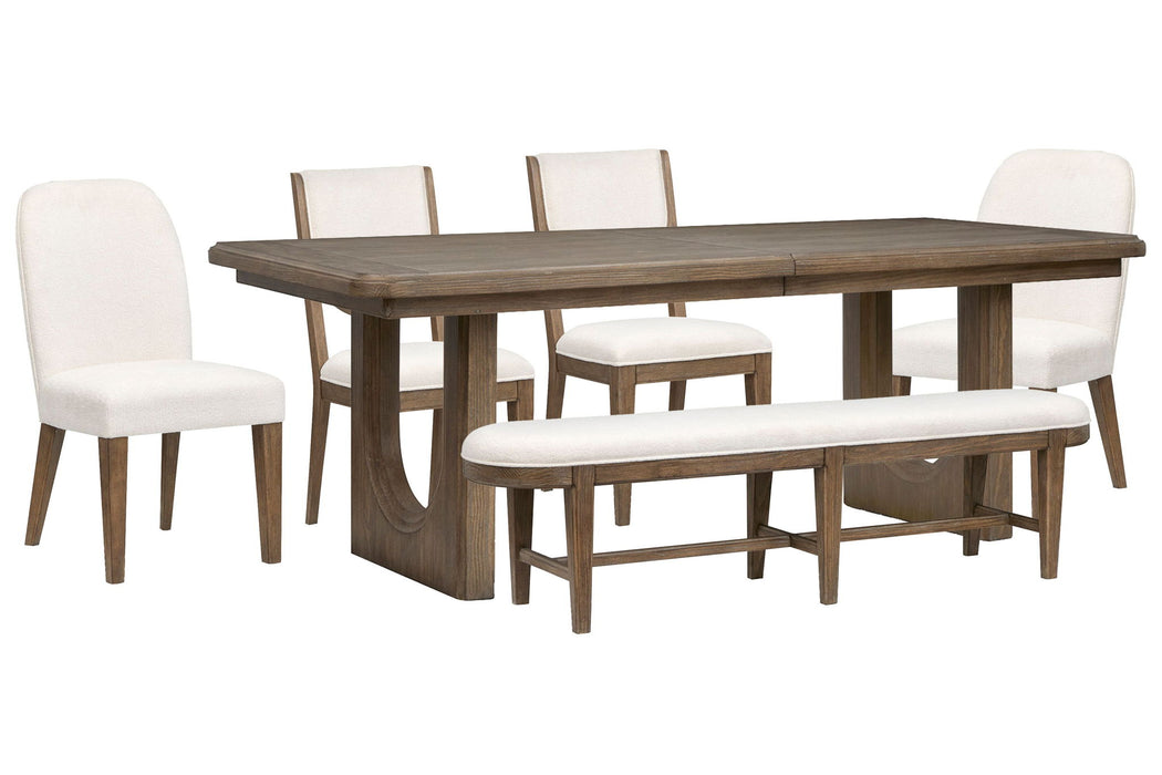Westbourne - Extendable Trestle Dining Table Set Magnussen Furniture