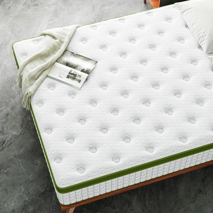 12" Hybrid Mattress With Gel Memory Foam & Pocket Springs Somnus Mattress USA