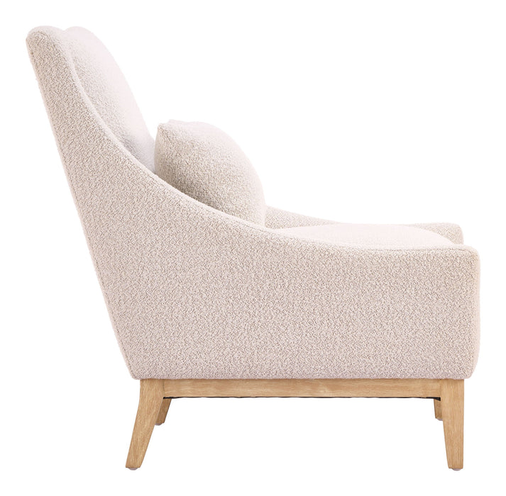 Velun - Accent Chair - White / Ivory Zuo Modern