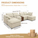 Modular Cloud Couch With Storage Console Home Essentials