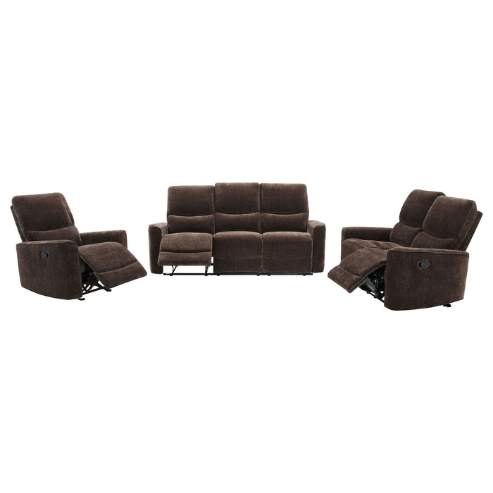 Trask - Reclining Sofa Set Furniture Max