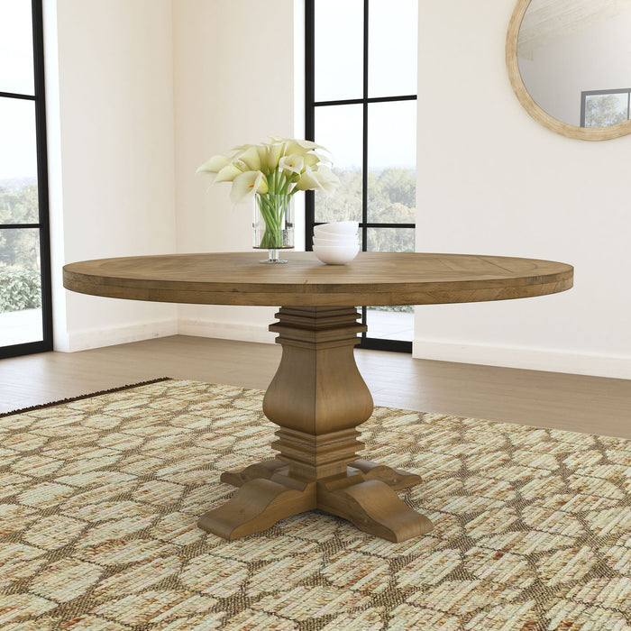 Rhea - Round Dining Table - Rustic Furniture Max