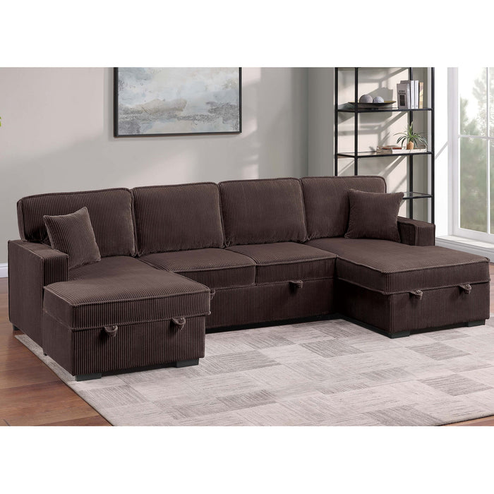 Convertible Sectional With Pull Out Bed Home Essentials