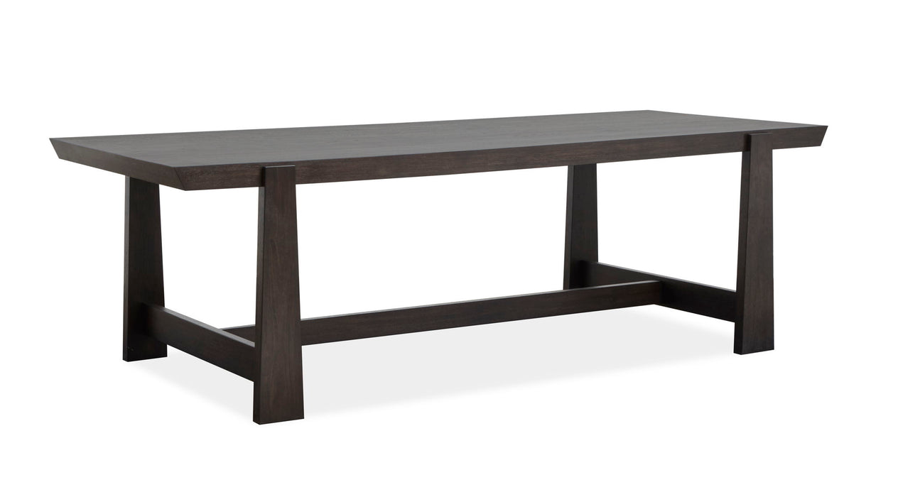 Tauren - Trestle Dining Table - Coffee Bean Magnussen Furniture