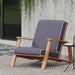 Outdoor Club Chair, Patio Lounge Chair With Removable Cushion Noble House