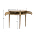 Vintage Inspired Storage Console Table With Fluted Doors JLA