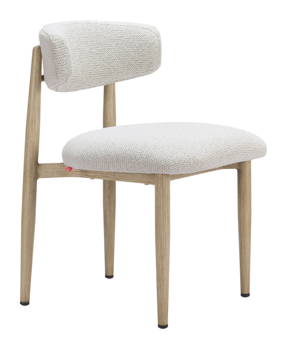 Bege - Outdoor Dining Chair - White Zuo Modern