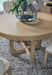 Somerset - Round Dining Table - Butternut and Omari Natural Magnussen Furniture