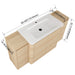 Freestanding Bathroom Vanity With Sink, 2 Small Storage Cabinets, Soft Close Doors Home Essentials