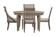 Lancaster - Extendable Round Dining Table Set Magnussen Furniture