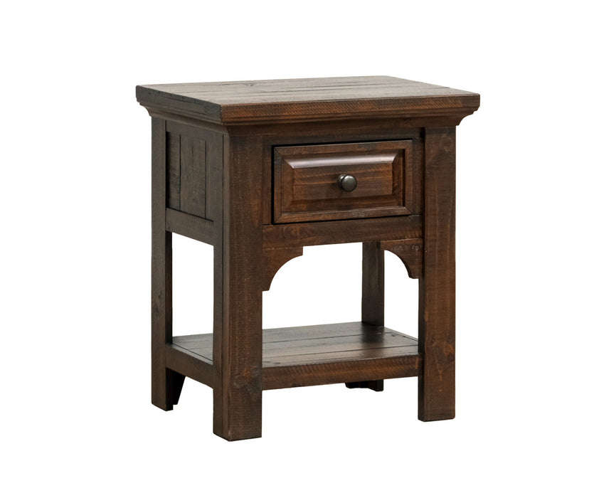 1 Drawer Nightstand - Brown Emerald Home