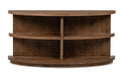 Oswald - Demilune Sofa Table - Brown Magnussen Furniture