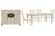 Newport - 6 Piece Extendable Rectangular Dining Table Set Magnussen Furniture