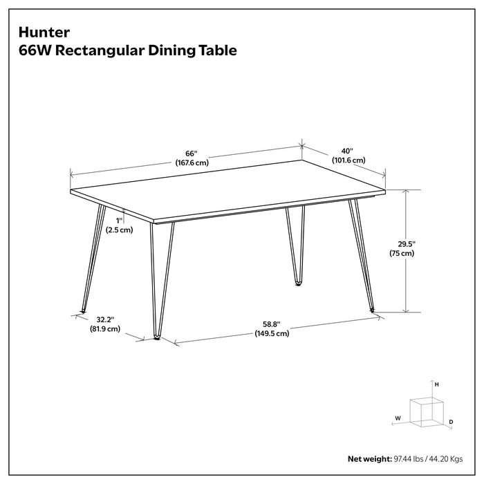 Hunter - Handcrafted Dining Table Simpli-Home