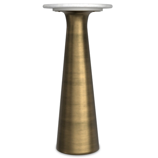 Nicollette - Side Table - Antique Brass Simpli-Home