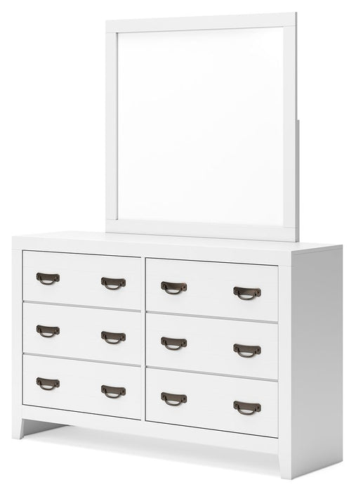 Binterglen - Dresser And Mirror - White Signature Design by Ashley®