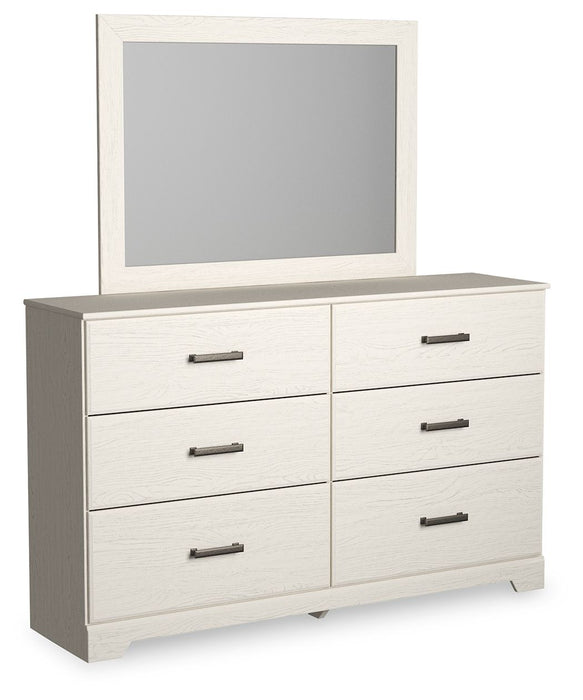 Stelsie - Dresser, Mirror - White Signature Design by Ashley®