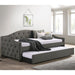 Tremont - Twin Daybed With Trundle - Gray Furniture Max