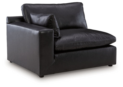 Emilia - LAF Corner Chair - Black Signature Design by Ashley®