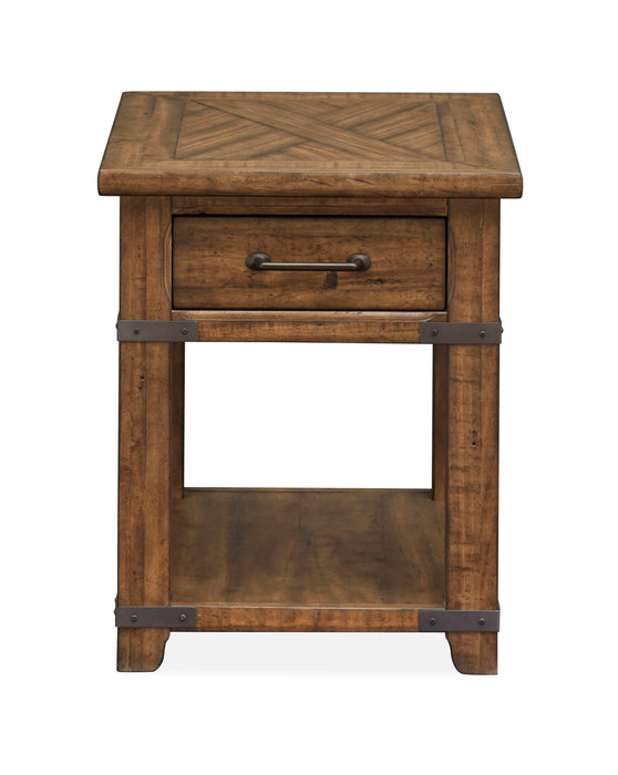 Chesterfield - Rectangular End Table - Farmhouse Timber Magnussen Furniture