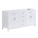 Bathroom Vanity Cabinet Only, Soft Close Doors & Drawers, 4 Drawers & 2 Double Door Cabinets - White Noble House