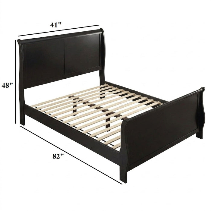 Sleigh Design Bed Home Essentials