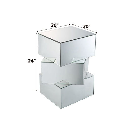 Dominic - 20" End Table - Mirrored ACME