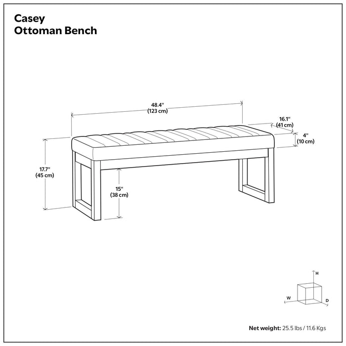 Casey - Multi Functional Ottoman Bench Simpli-Home