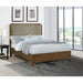 Verona - Queen Upholstered Panel Bed - Walnut Furniture Max