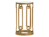 Lorena - Round Accent Table - Burnished Brass Magnussen Furniture