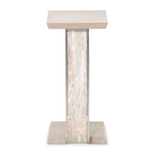 Lotus Bay - C-Shaped Accent Table - Sand Michael Amini