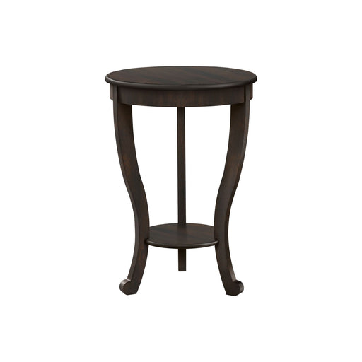 Accent End Table, 2 Tier, Traditional - Walnut 8th Street