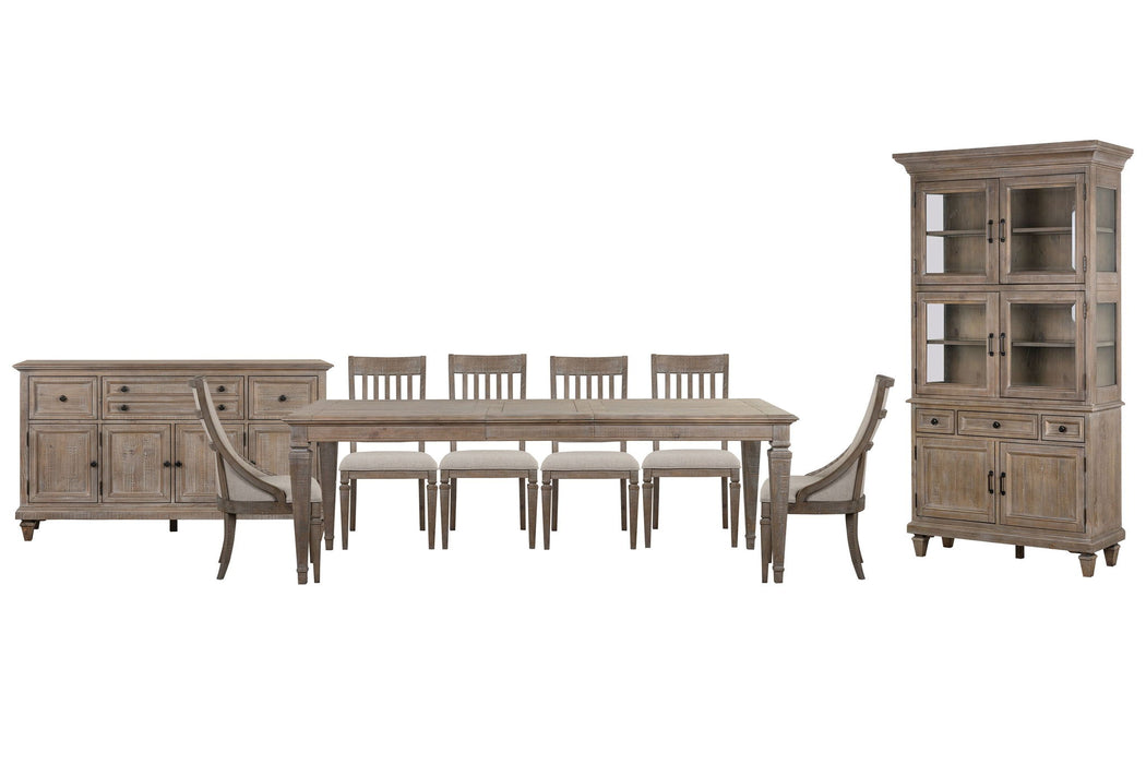 Lancaster - 9 Piece Extendable Rectangular Dining Table Set Magnussen Furniture
