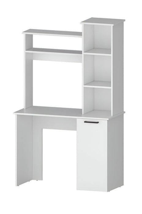 Computer Desk With Hutch - White