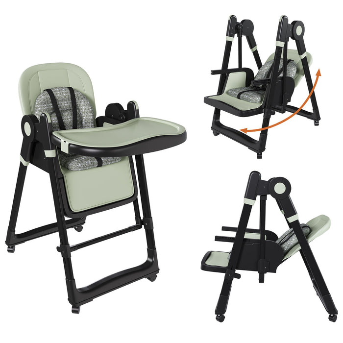 Convertible Baby High Chair To Rocker With 5 Point Harness Home Essentials