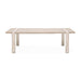 Lotus Bay - Wide Rectangular Dining Table - Sand Michael Amini