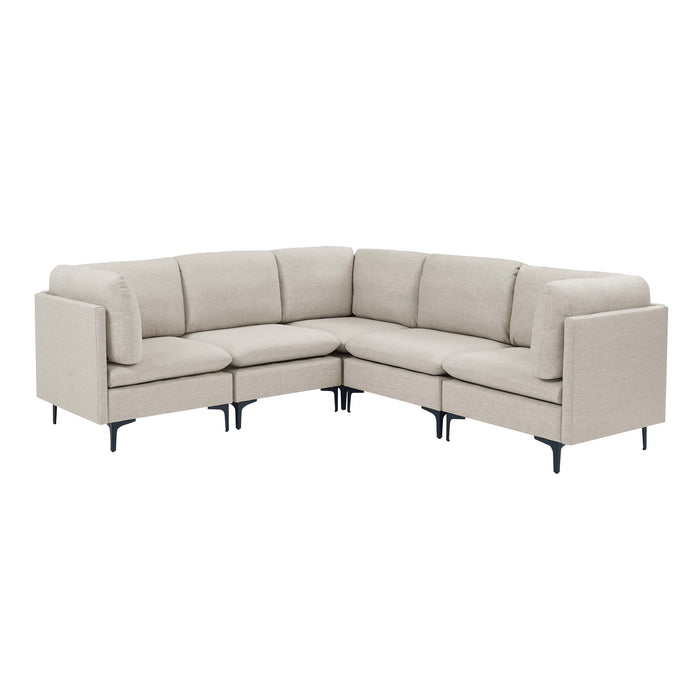 Upholstered Modular Sectional With Tall Legs Home Essentials